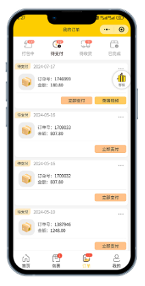 付款页面