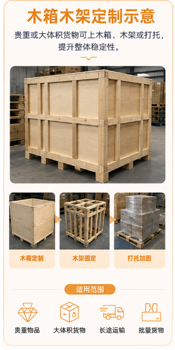 木箱木架定制示意